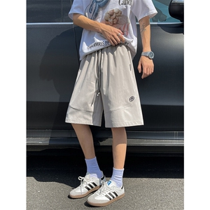 2025夏季新款潮牌电脑刺绣休闲短裤男宽松运动五分裤2566特批21图片