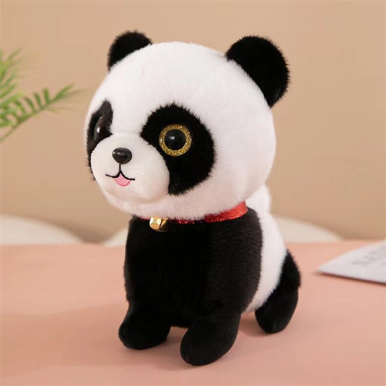 铃铛熊猫十个起批，小罗毛绒玩具