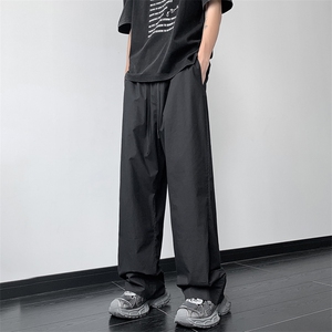 抖音品质 设计感阔腿速干高级感个性休闲裤长裤XZ221-1/K1601/P55图片