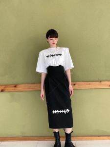 排单假两件连衣裙，女装连衣裙，OSCAR