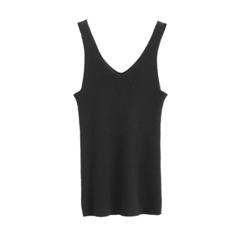 2025夏秋新款羊绒衫女100纯山羊绒吊带开衫时尚背心针织打底衫，女装背心吊带，丽特绒