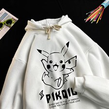 WY2078-P35加绒款-P40纯棉连帽卫衣男大码运动帽衫宽松薄，男装卫衣，电商A040