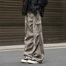 903-AK08-特P60【S-3XL】美拉德复古卡其沙色工装裤!现货！1，男装休闲裤，星座903