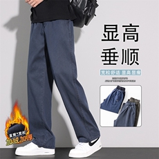 冬季休闲裤男士直筒宽松阔腿休闲长裤子2025新款JR6682-P60，男装休闲裤，星座610（原A335）