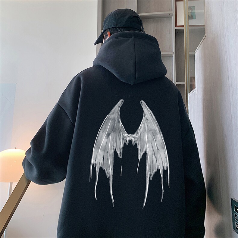 CM129重磅纯棉套头卫衣秋冬美式休闲连帽外套ins潮牌长袖上衣，女装短外套，星座304A