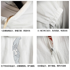 FS63147-P55薄款防晒衣男透气防紫外线钓鱼外套冰丝防晒服，男装夹克，电商A040A