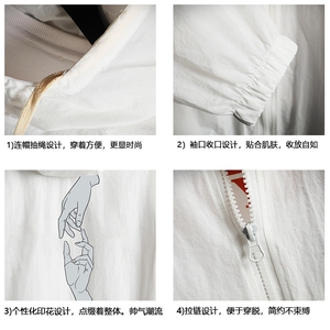 FS63147-P55 薄款防晒衣男透气防紫外线钓鱼外套冰丝防晒服图片