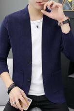 Y8505纯色毛衣男2021新款百搭潮流开衫外套流行宽松针织衫男，男装针织衫/毛衣，电商D310（原电商305）