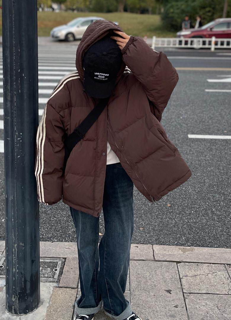 冬季新款连帽羽绒服，女装羽绒服，JIAN.Z 简.站