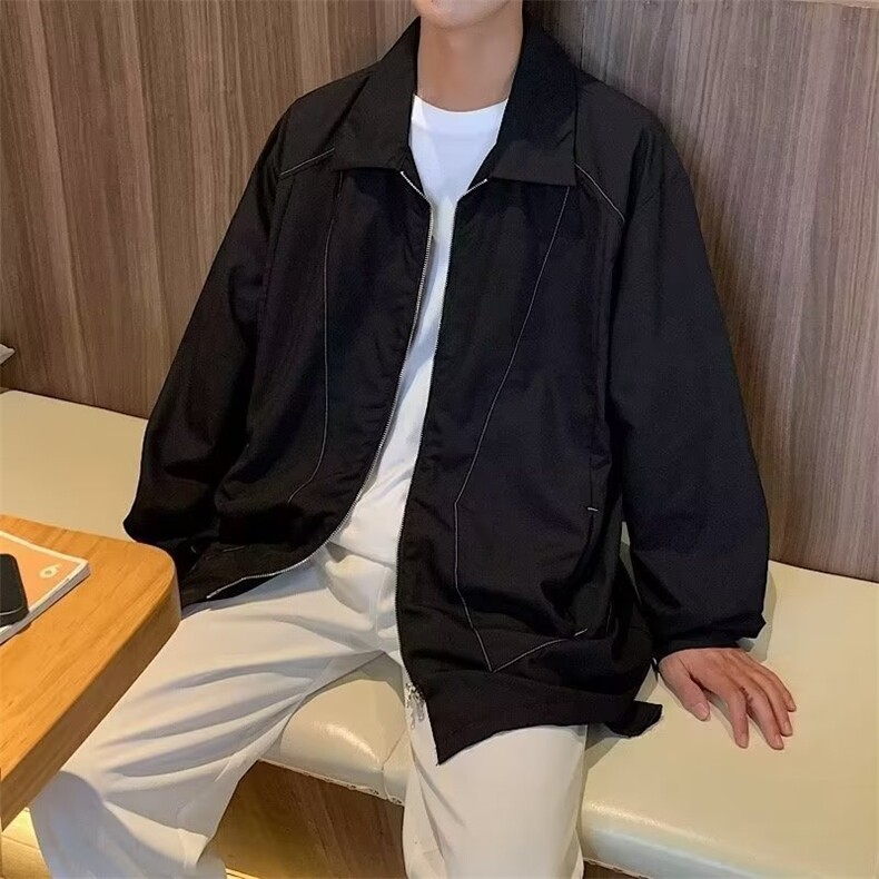 青春流行男夹克文艺潮双拉链外套X1029P40,男装夹克,星座1116-2