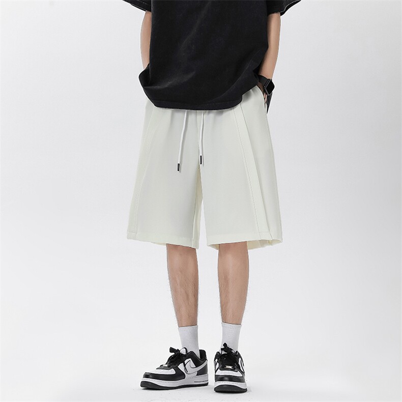 B258-D322-P40控58抖音品质休闲西装短裤面料成分聚酯纤维,男装牛仔裤,电商B258