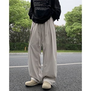 慵懒宽松山本裤2025夏装宽松冰丝休闲裤透气休闲裤K2105-特29图片