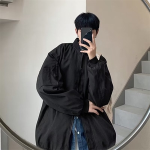 外套男春秋季2023新款痞帅韩系翻领夹克 HY158 P65图片