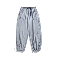 2025冬季新款男装日系宽松加绒加厚运动休闲棉裤束脚卫裤P958-F76，男装休闲裤，电商A101（原外27）