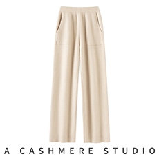 2025秋冬百搭时尚简约韩版四平加密加厚带兜直筒裤，女装休闲裤，珍丝贝尔