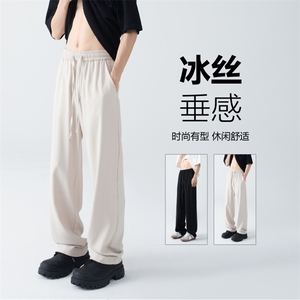 2024夏季新款潮流修身合身直筒西裤休闲裤B315-K24125-特p30控58图片