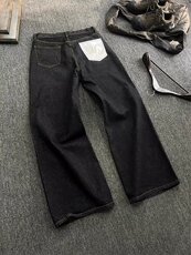 阔腿牛仔裤新款高腰松紧腰休闲宽松窄版直筒裤513ACK2753特P38，男装牛仔裤，星座513A