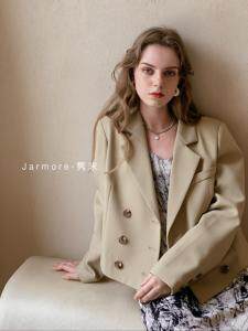 隽末2021秋季新款西装小外套S_L，女装西装，Jarmore隽末