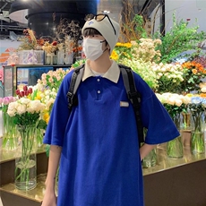 2022华夫格polo翻领卫衣男女潮牌韩版R09P30，男装Polo衫，星座1116-2