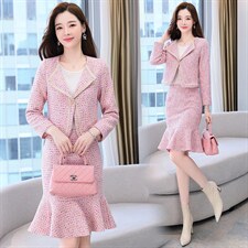 现货2024新款套装/套裙修身显瘦减龄舒适气质优雅，女装套装/套裙，芭米依尚