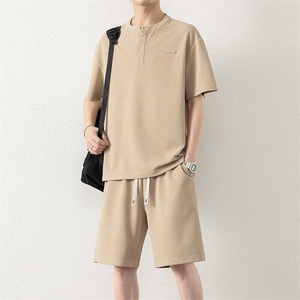TZ25315-特P60运动服套装男士夏季休闲短袖短裤大码男生酷帅图片