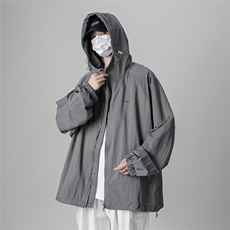 防晒衣男女韩版潮流宽松百搭连帽帅气2025夏季ins防晒服W6553-P38，男装防晒衣，星座412-3