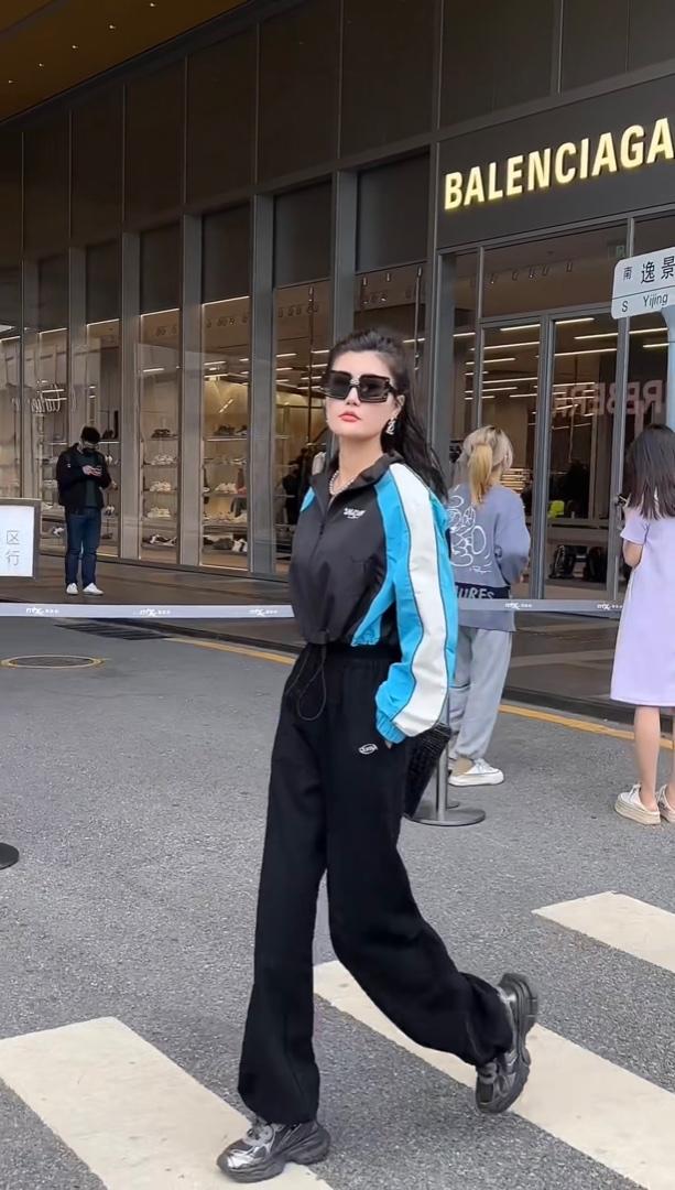 欧洲站气质小短款撞色外套,女装其它,L·H·X