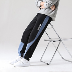 7XL-M休闲运动卫裤男2023春季新款加肥加大码学生长裤休闲裤控79，男装休闲裤，钱塘717(原712)