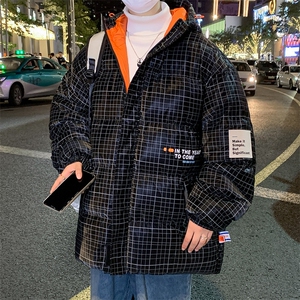 2024冬季加厚棉服连帽宽松潮牌大码保暖休闲棉衣外套33211P105图片