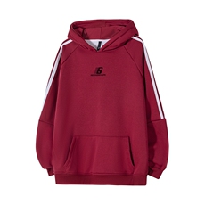 春秋冬新款线条连帽卫衣男潮字母印花宽松外套WY00662/P55加绒P60，女装短外套，电商B316