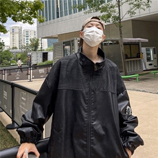 23/秋季高品质拼接PU夹克外套PJK01-P90控128，男装夹克，电商B370