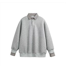 简约潮流假二件卫衣慵懒气质时尚文艺新款百搭流行元素YY2517-P50，男装卫衣，电商C216
