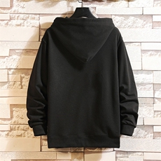 KS21232-P38连帽开衫卫衣男运动外套大码班服砖墙，男装卫衣，电商A040A