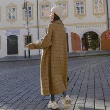 现货271-932-P165中长款毛呢外套控238，女装毛呢外套，浙宝271