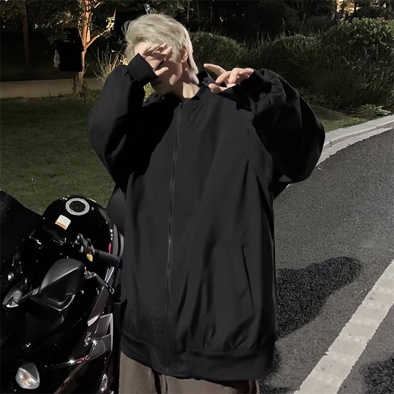 美式ins潮牌夹克男春秋宽松装设计感服外套JJ38-P55,男装夹克,星座1109-3