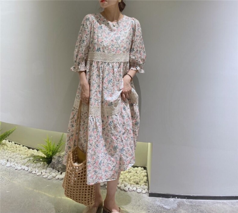 【现货】重工刺绣连衣裙，女装连衣裙，驿谷