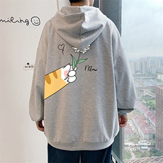 KS21265-P38连帽开衫卫衣男运动外套大码班服，男装卫衣，电商A040