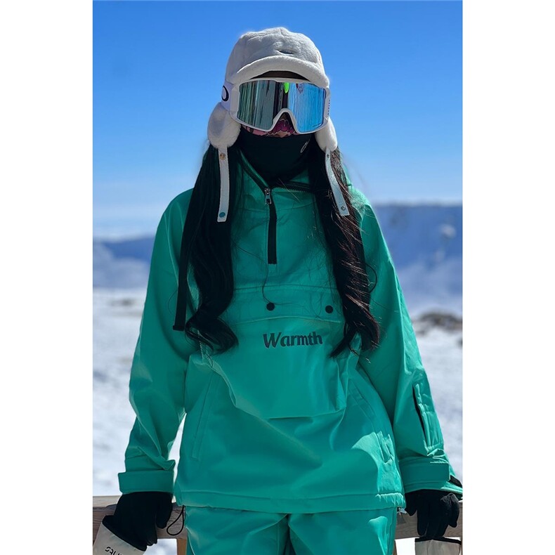 新款户外加厚银狐绒单板滑雪服男大码防水防风外套M25-P175控238,女装短外套,电商A001
