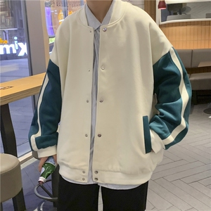 港风休闲大码M-5XL原创潮运动情侣中性连帽夹克男外套男7421P85图片