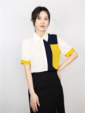 【现货】2022夏季新款撞色衬衫，女装衬衫，依一秀水