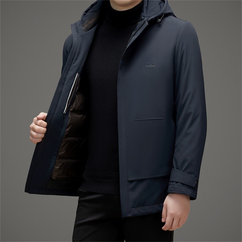 BZS8240钱塘2020-2时尚休闲简约百搭冬季厚款中年男士羽绒服P290,男装羽绒服,钱塘207-2