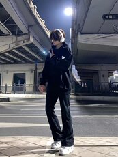 美式高街牛仔裤男女春夏秋水洗复古弹力直筒显瘦微喇叭长裤9分裤，男装牛仔裤，星座601-2