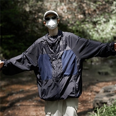 山系机能防紫外线冲锋衣男夏轻薄款户外速干防晒皮肤衣服夹克外套，男装夹克，星座1013