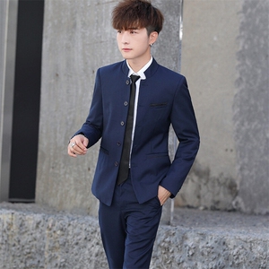 T2Z8633P125中山装套装中华立领龙纹民风表演出中式结婚礼服图片