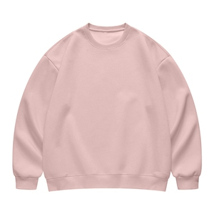 抖音得物重工品 460克全棉重磅同底同色粗矿纹理美式纯色圆领卫衣图片