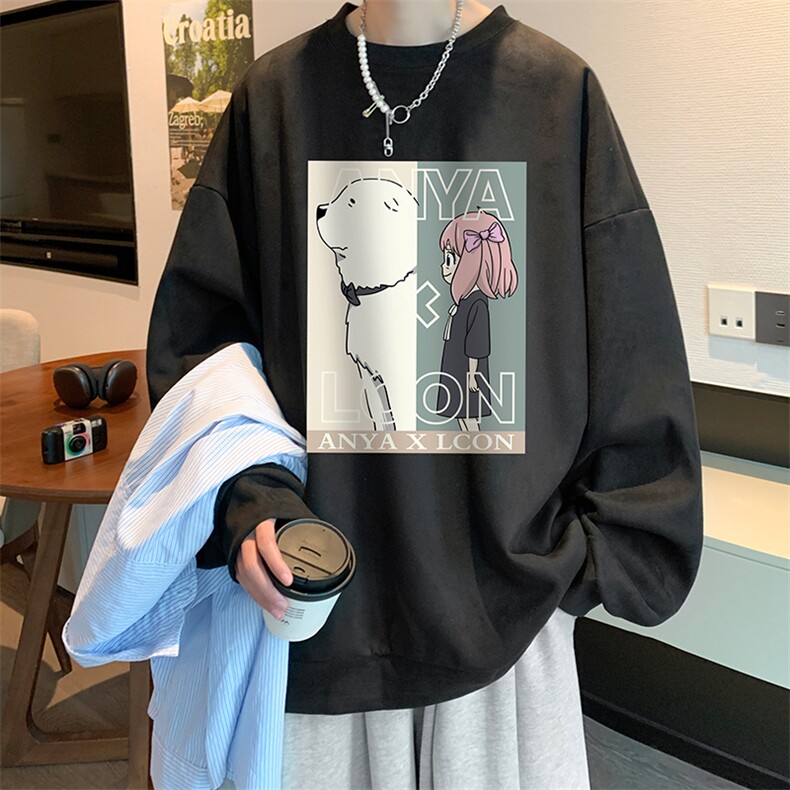 麂皮绒卫衣男大码重磅长袖t恤男JW81365-P35,男装卫衣,电商A040