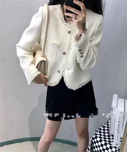 欧货复古亮色小香风图片