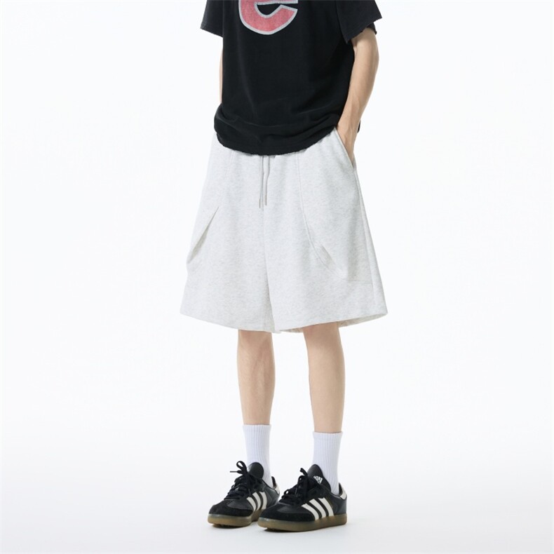 【夏季新款暗褶圆弧剪裁设计款男生短裤】宽松有型310A-8836-P25,男装牛仔裤,四季星座310A