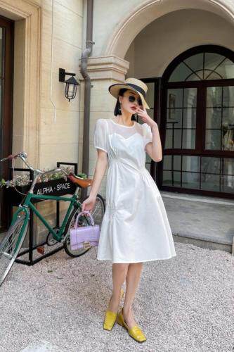 夏季新款连衣裙，女装连衣裙，蝶语