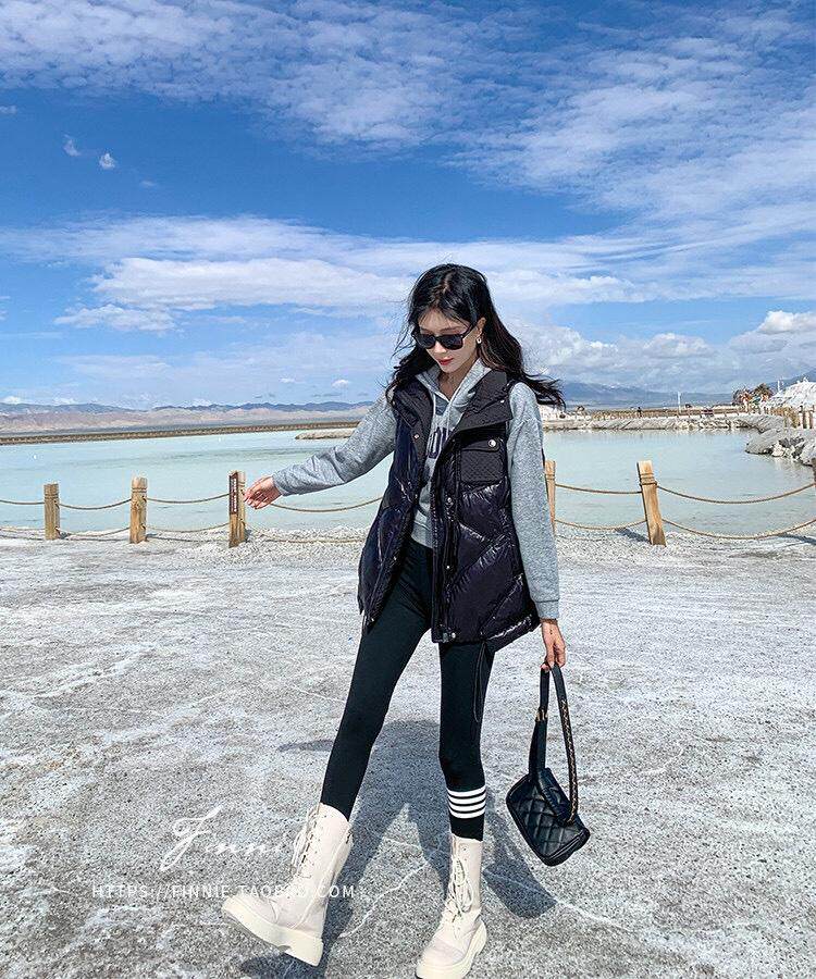 冬季新款韩版时尚羽绒马甲，女装马甲，韩衫衣社